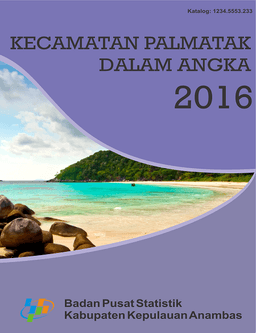 Kecamatan Palmatak Dalam Angka 2016